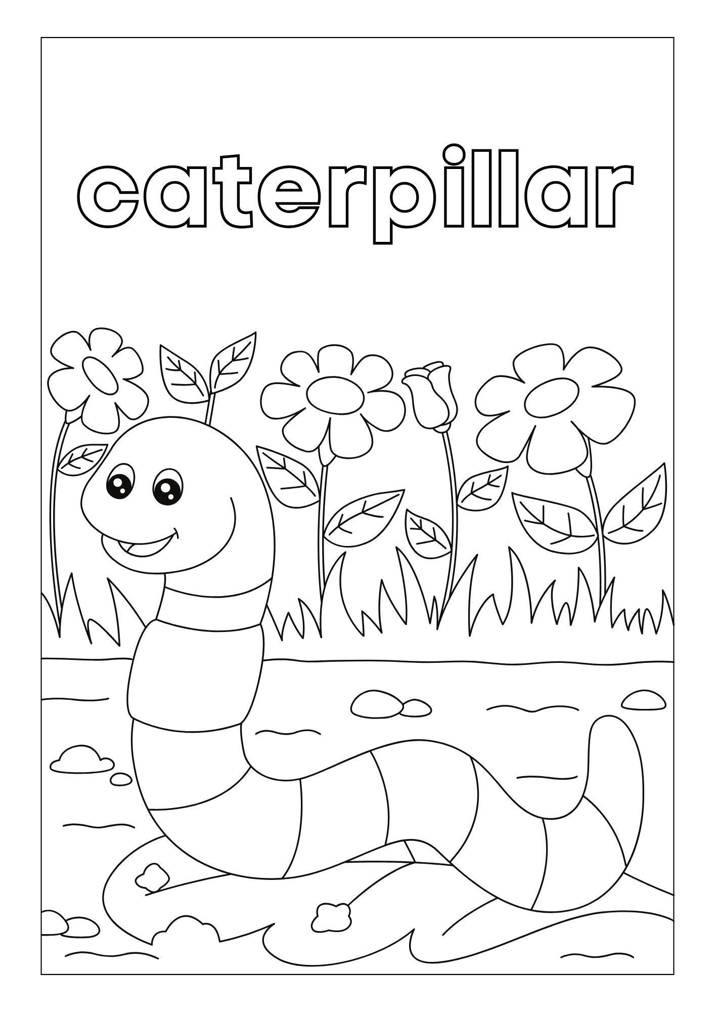 Animal Habitats Coloring Book in Grayscale Illustrative Style
