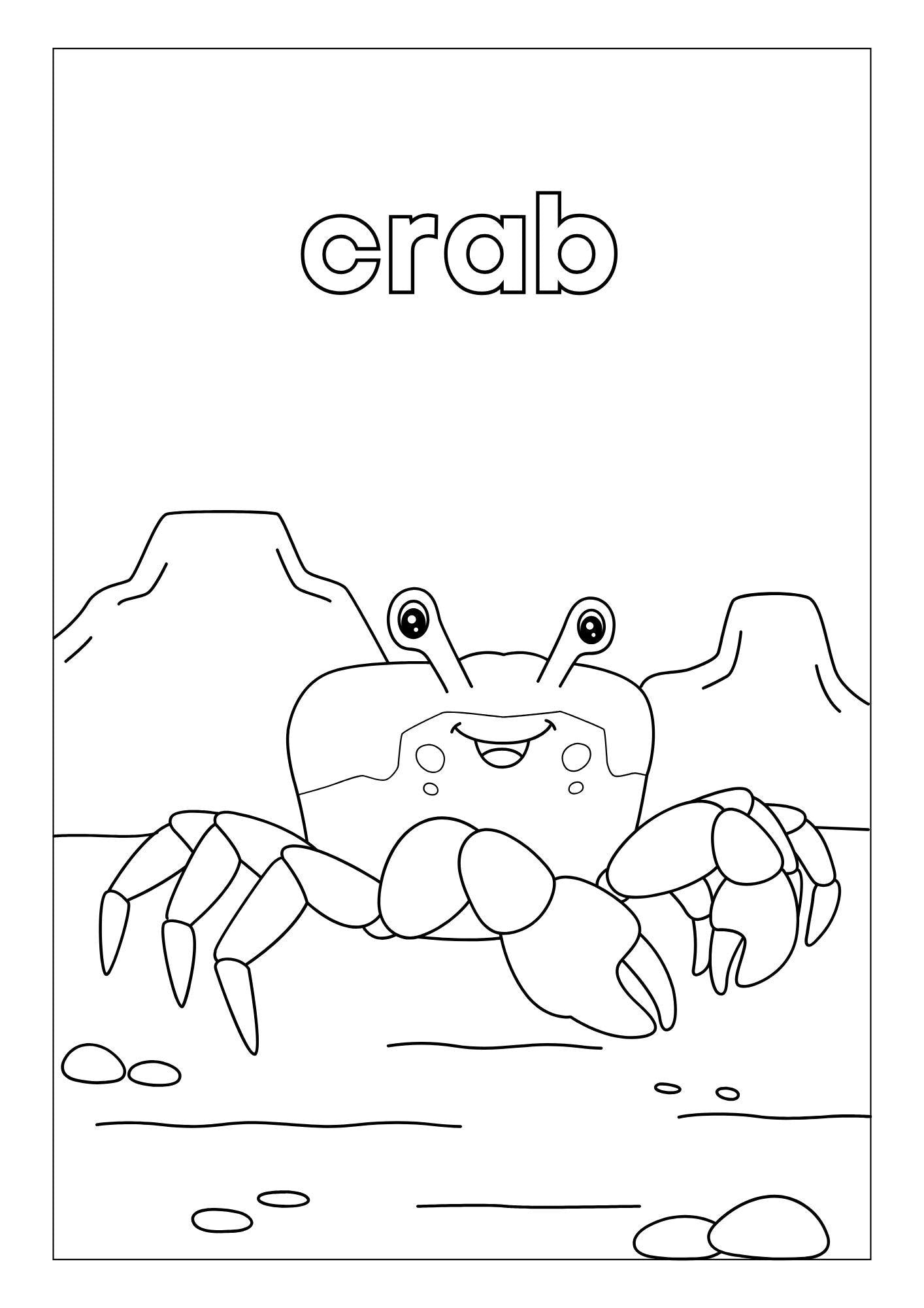 Animal Habitats Coloring Book in Grayscale Illustrative Style